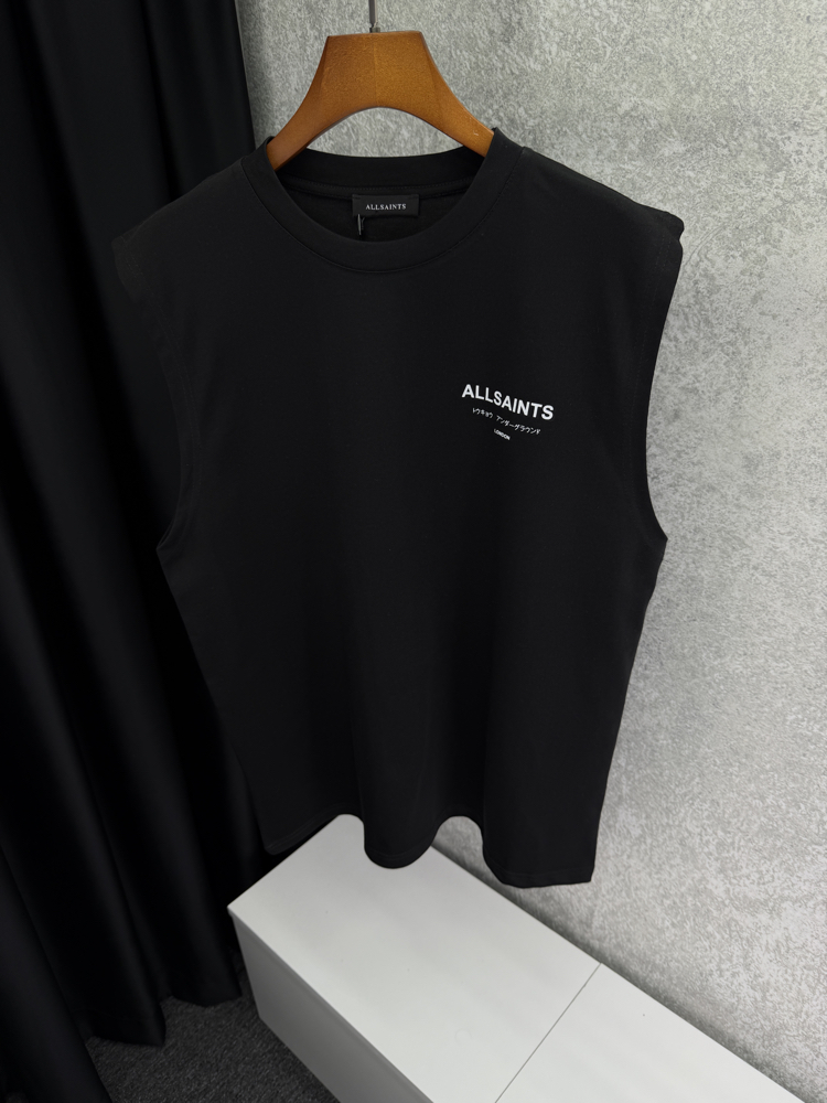 ALL SAINTS Premium Sıfır Kol T-shirt 