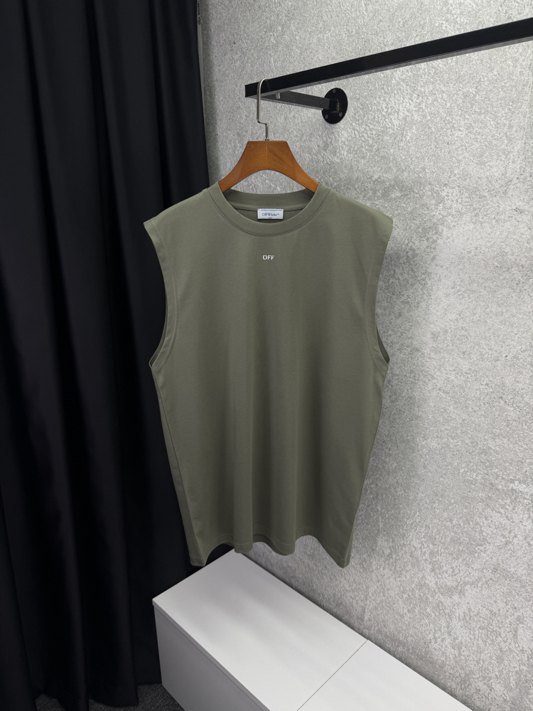 OFF WHİTE Premium Sıfır Kol T-shirt 