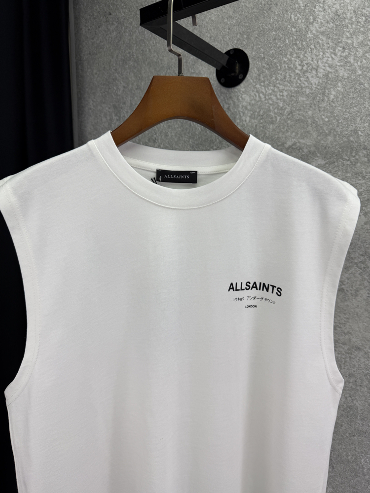ALL SAINTS Premium Sıfır Kol T-shirt 