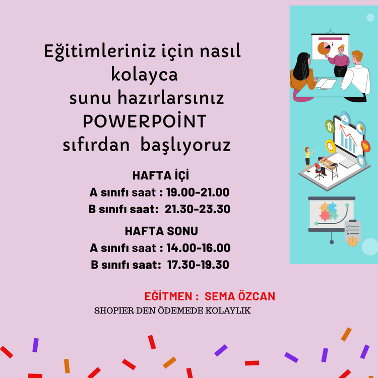 POWERPOINT SUNU HAZIRLAMA