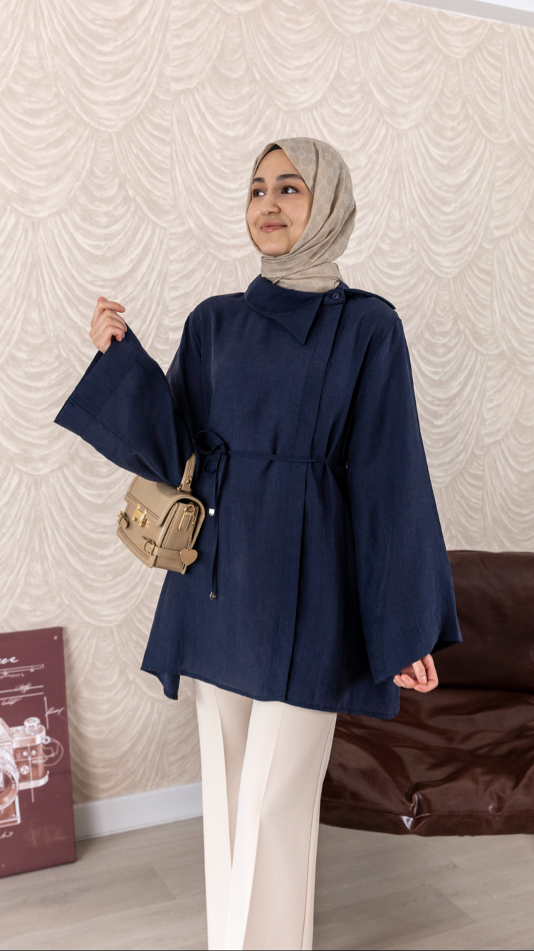 Mirel Tensel Tunik | Lacivert