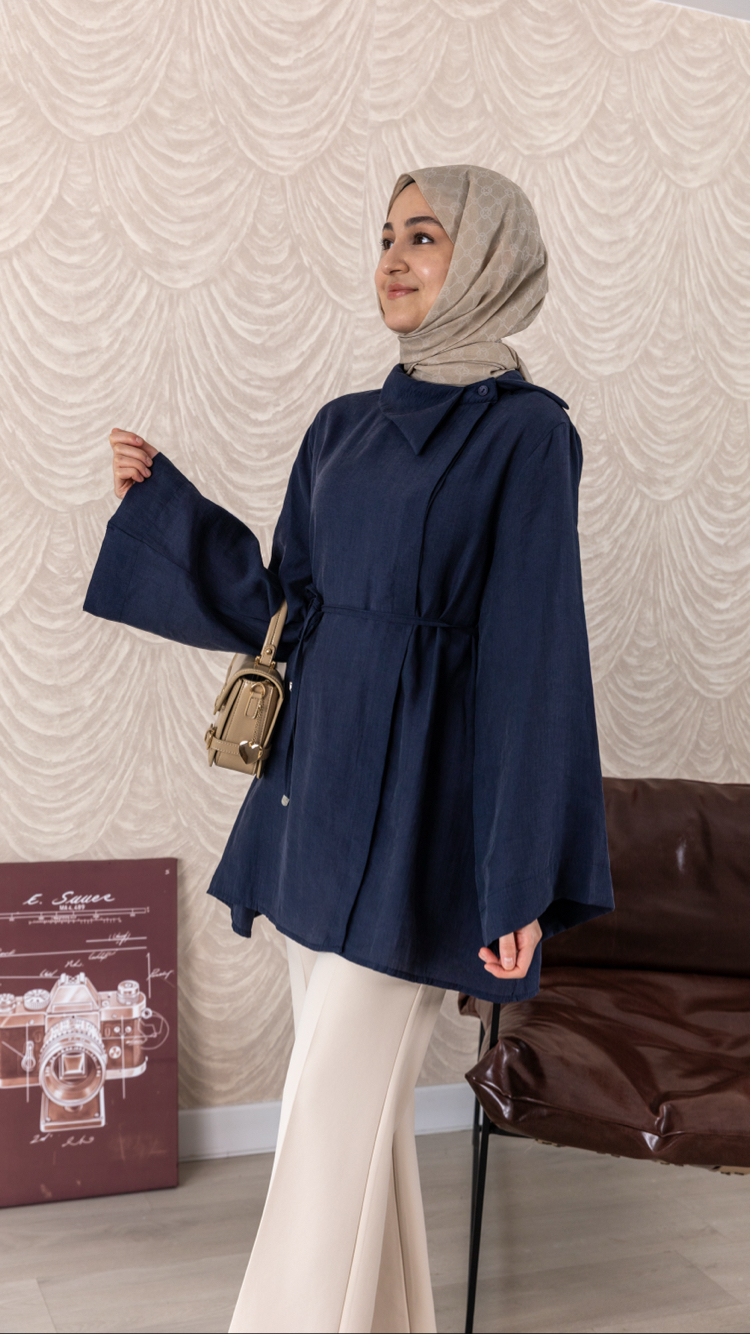 Mirel Tensel Tunik | Lacivert