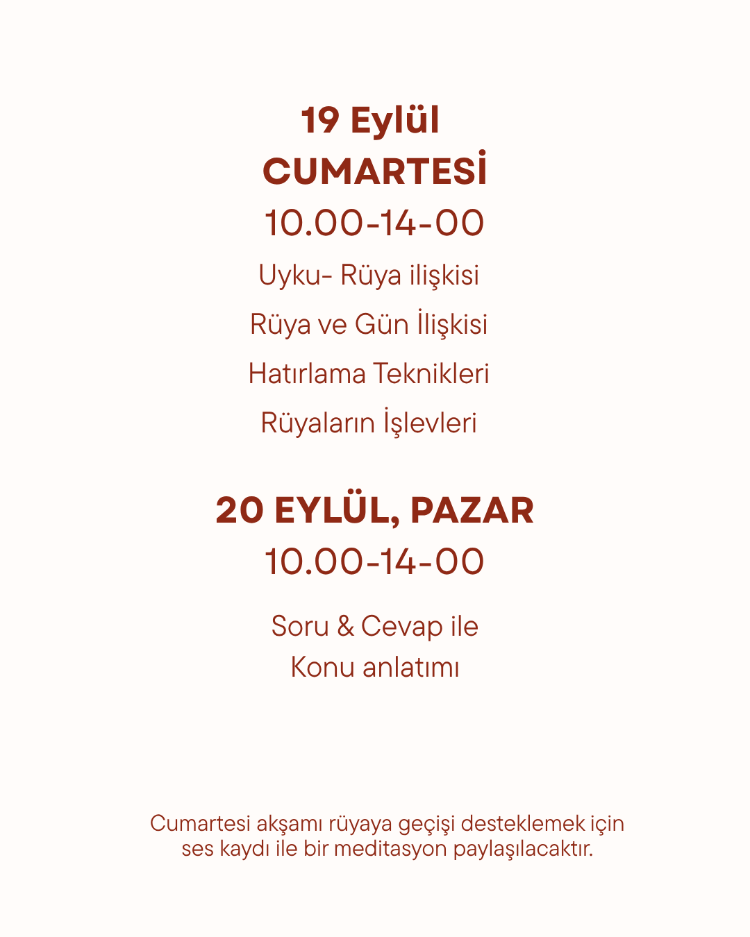 Rüya Yolu - Modül 1 - Online Başlangıç-1
