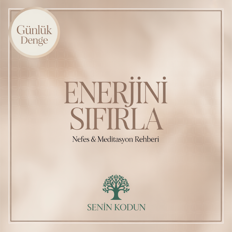 ‍♀️ Enerjini Sıfırla Nefes & Meditasyon ile İçsel Denge (E- Kitap)