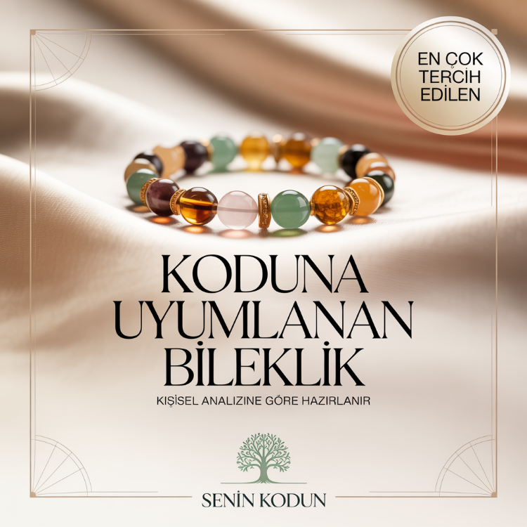Koduna Özel Doğaltaş Denge Bilekliği – Analizle Hazırlanır (Kadın & Erkek)