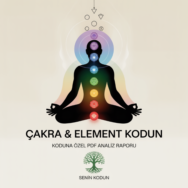 Kişiye Özel Derin Çakra & Element Analizi (PDF Rapor)