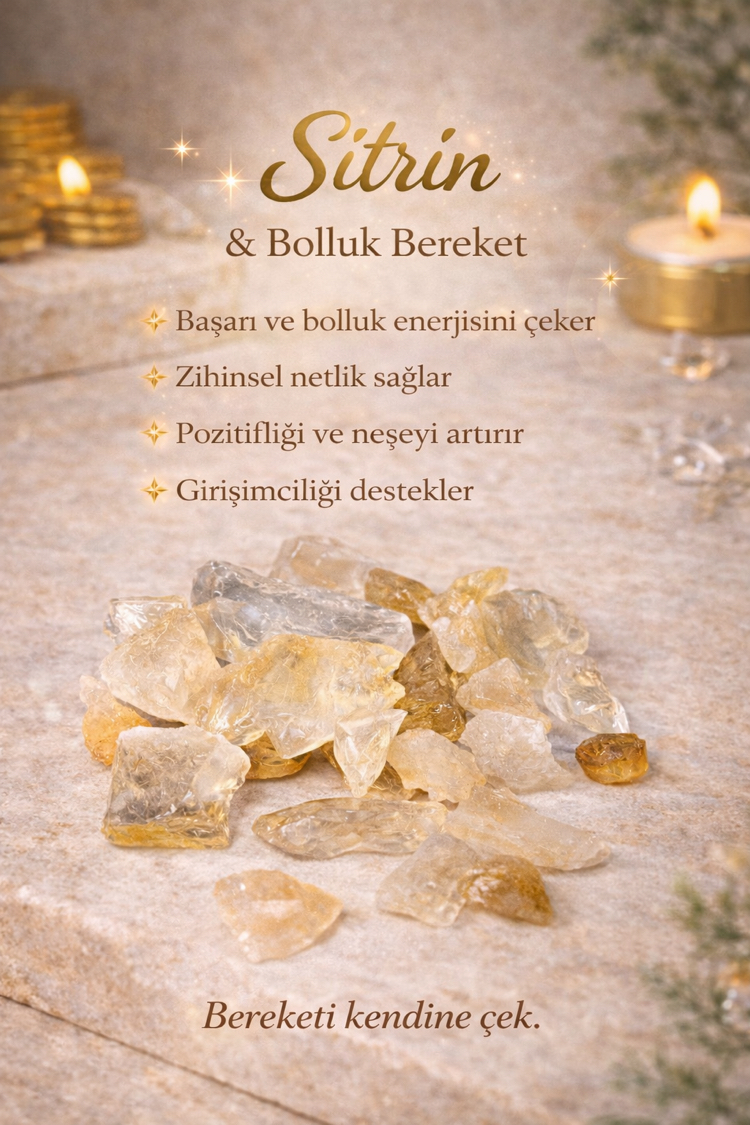 SİTRİN TAŞI PARA ENERJİSİ