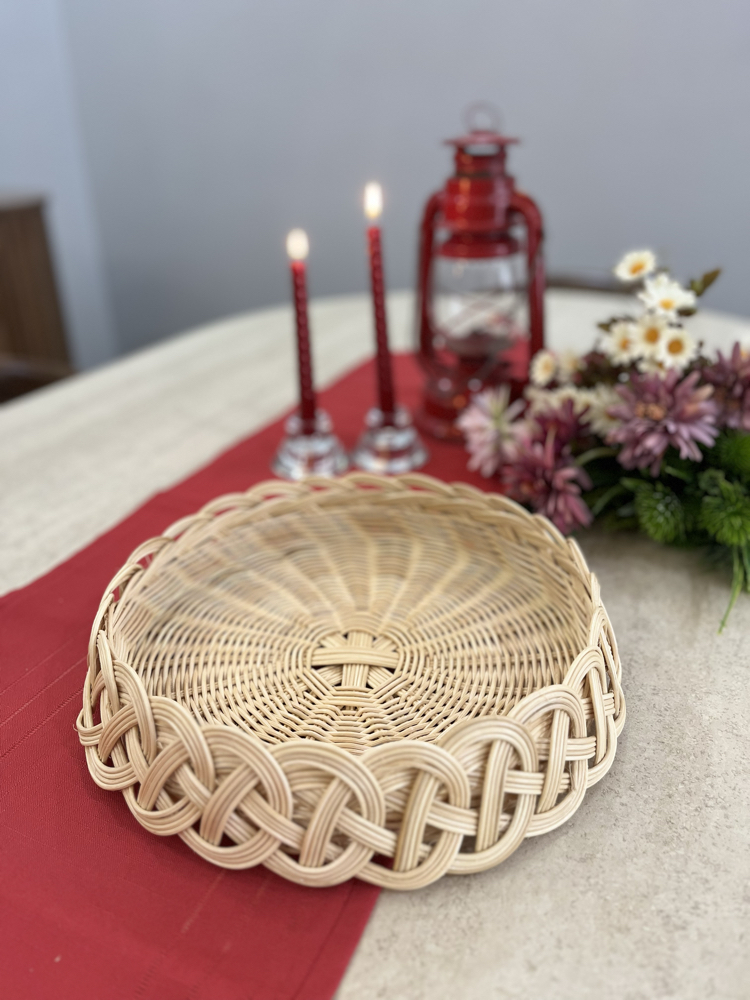 Rattan tepsi 