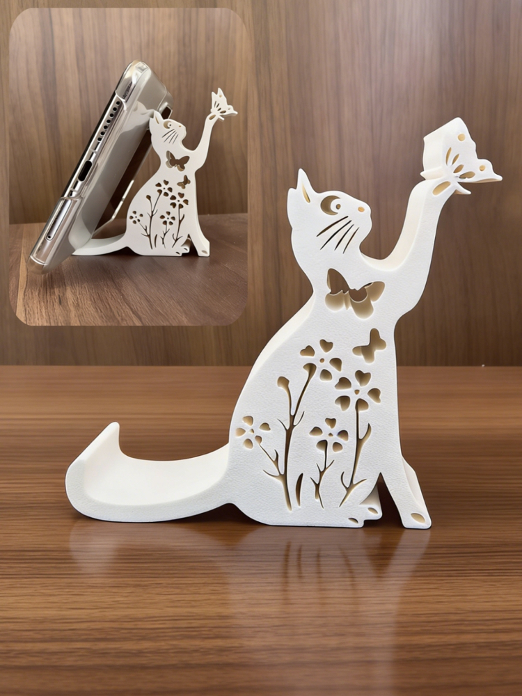 Telefon standı Kedi figürlü 