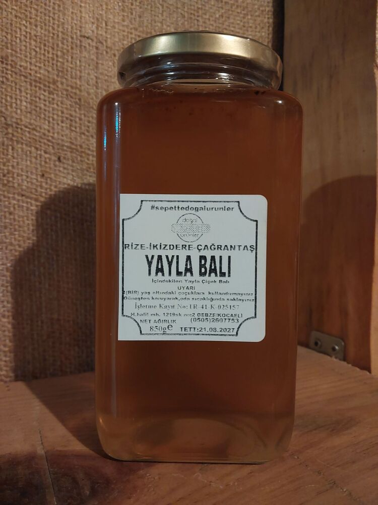 YENİ SEZON RiZE İKİZDERE ÇAĞRANTAŞ YAYLA  BALI net:850g