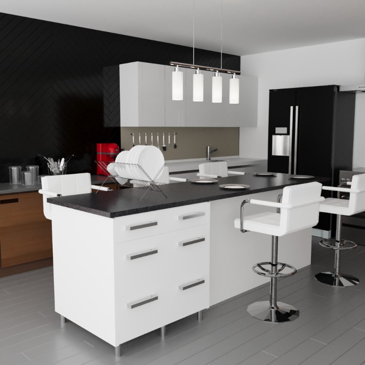Corona Render 12 ile Mutfak Tasarım Eğitim Seti