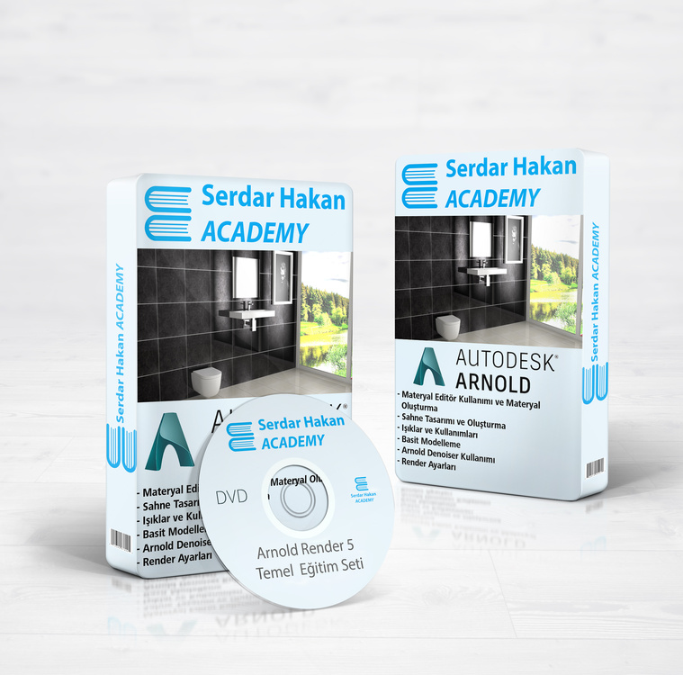 Autodesk 3ds Max 2025 Arnold Render Motoru Temel Eğitim Seti
