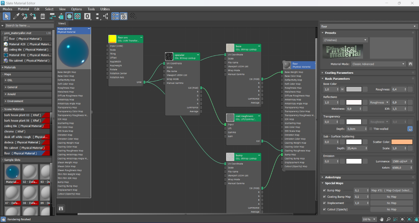 Autodesk 3ds Max 2025 Arnold Render Materyal Editör Eğitim Seti