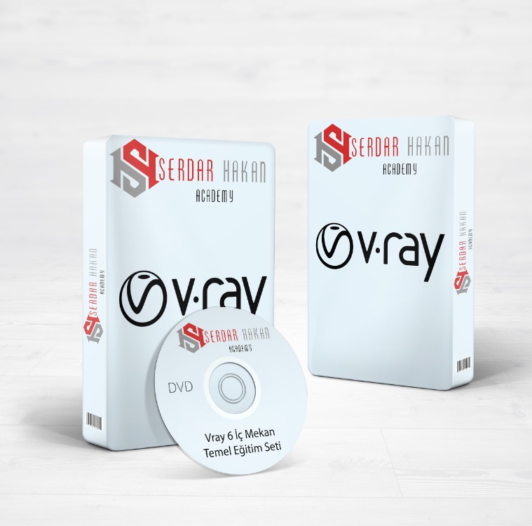 Vray 6 İç Mekan Tasarım Eğitim Seti