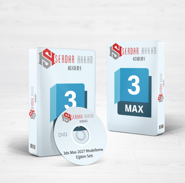 Autodesk 3ds Max 2027 Modelleme Eğitim Seti