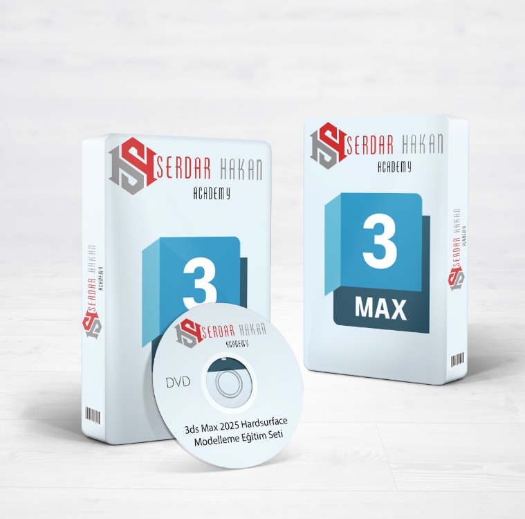 Autodesk 3ds Max 2025 Hard Surface Modelleme Eğitim Seti