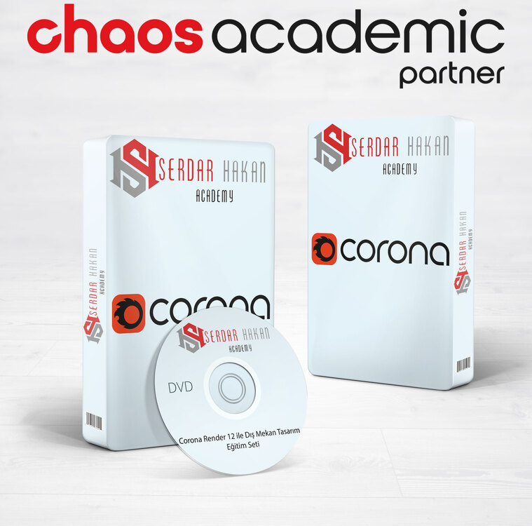 Corona Render 12 ile Dış Mekan Tasarım Aydınlatma Eğitim Seti