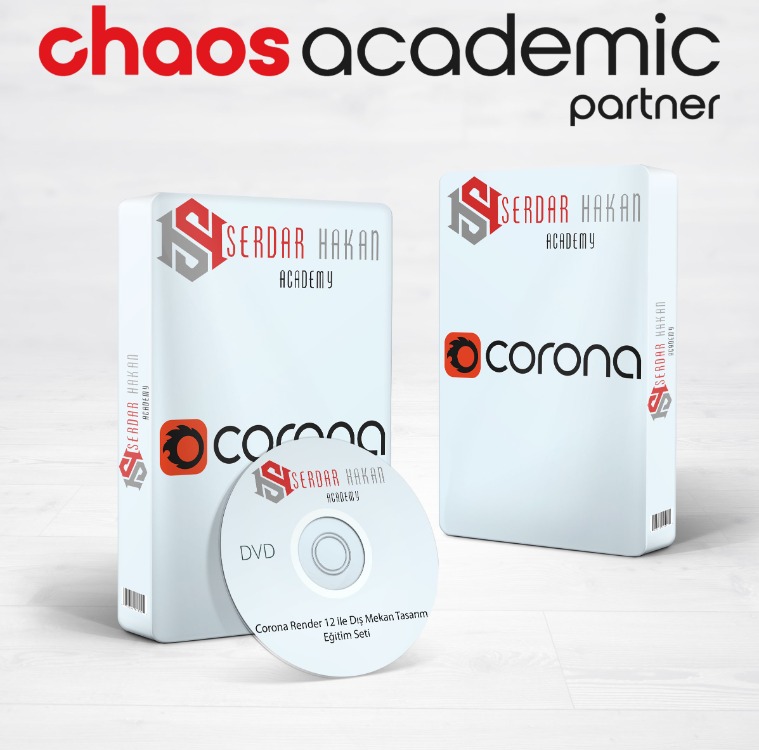Corona Render 12 ile Dış Mekan Tasarım Aydınlatma Eğitim Seti