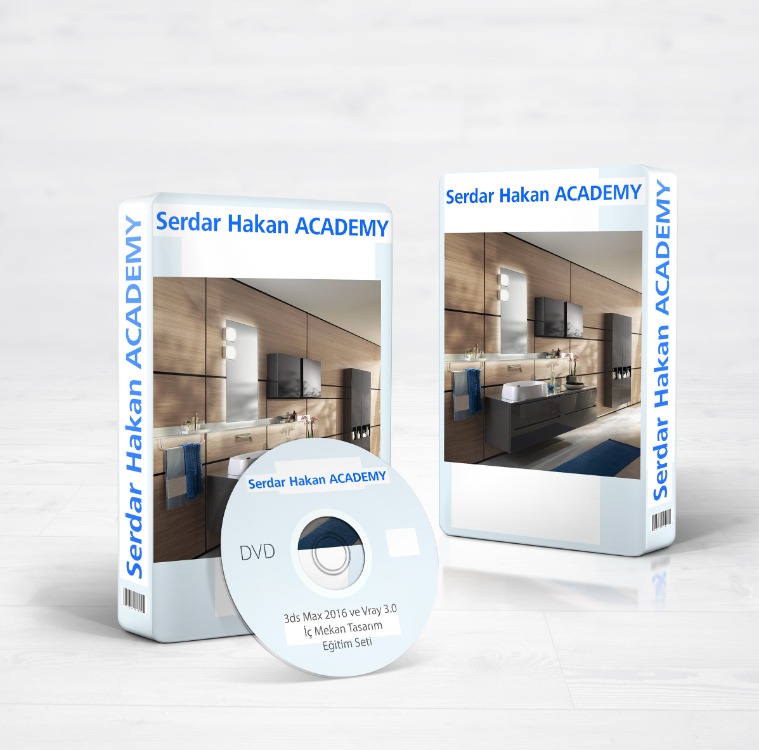 3ds Max 2016 ve Vray 3.0 İç Mekan Tasarım Eğitim Seti