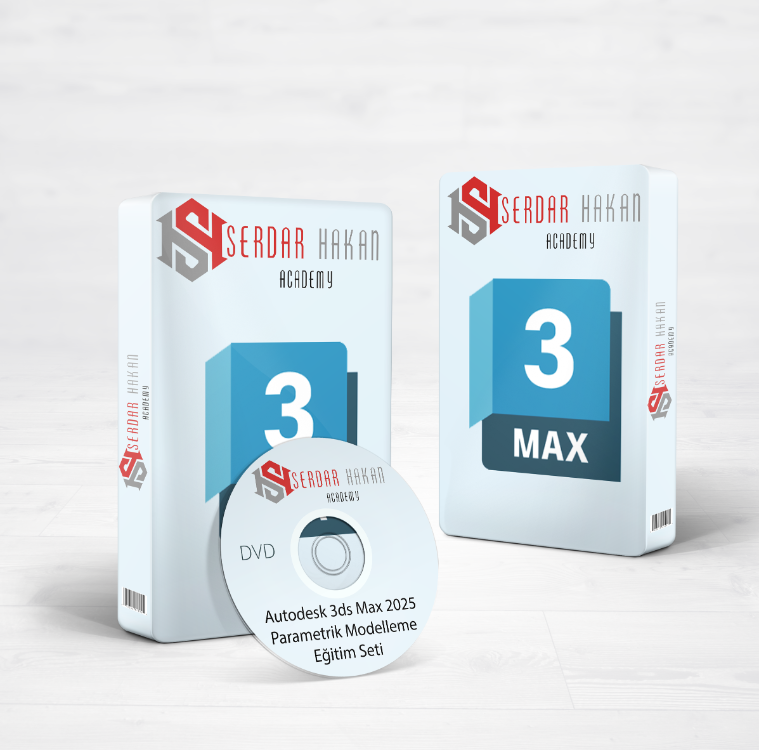 Autodesk 3ds Max 2025 Parametrik Modelleme Eğitim Seti