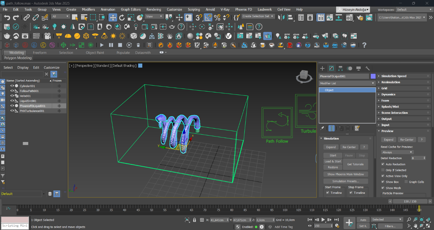 3ds Max 2025 Phoenix FD Temel Eğitim Seti