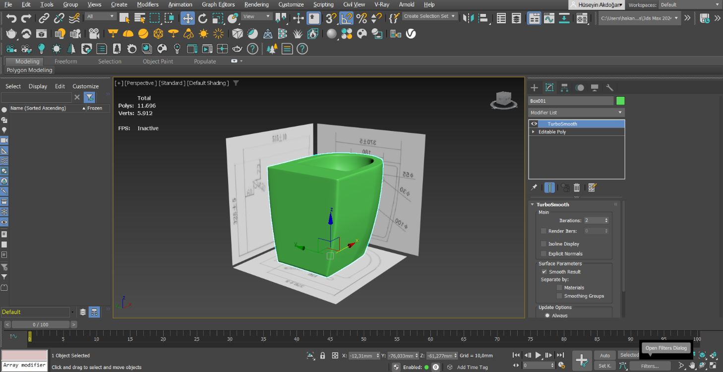 Autodesk 3ds Max 2024 Blueprint ile Modelleme Eğitim Seti
