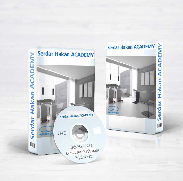 3ds Max 2016 Exculusive Bathroom Eğitim Seti