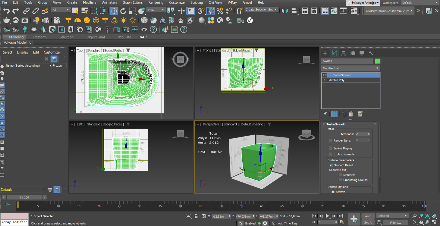 Autodesk 3ds Max 2024 Blueprint ile Modelleme Eğitim Seti