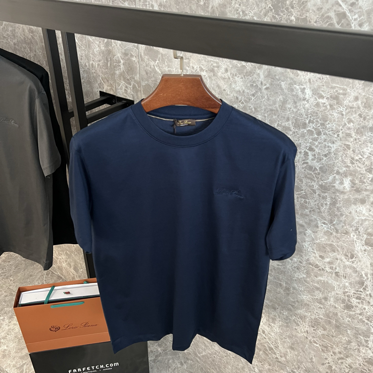 Loro Piana Premium T-shirt (lacivert)
