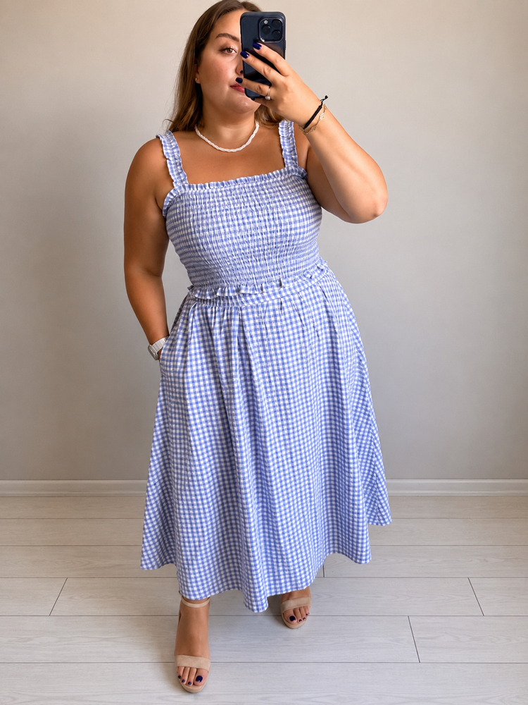 Gipe Detaylı Bluz+Eteğimiz