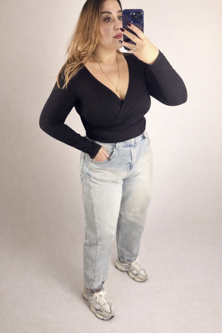Yüksek Bel Bol Model Jean