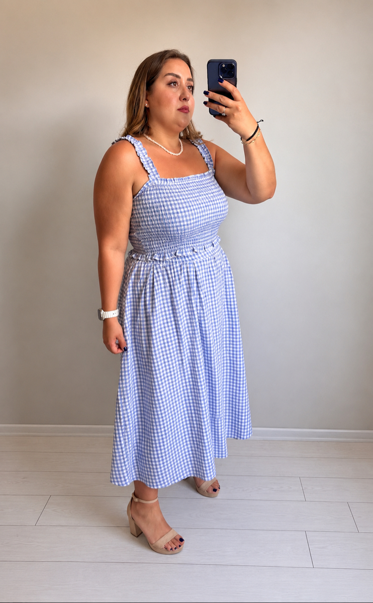 Gipe Detaylı Bluz+Eteğimiz