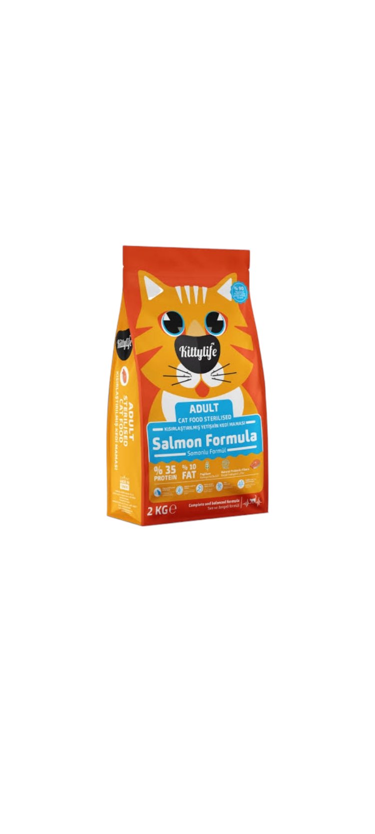 Kittylife Yetişkin Kısır Somonlu Kedi Maması