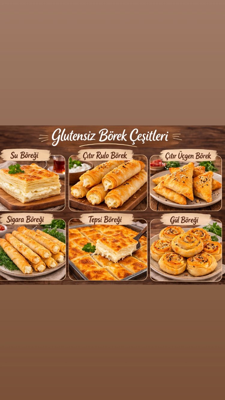 Glutensiz patatesli çıtır rulo börek 