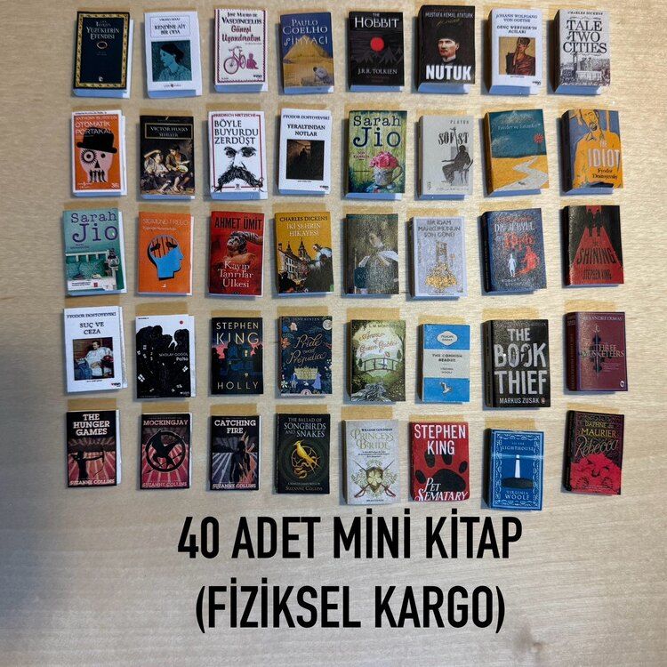 Seçtiğiniz 40 Adet Mini Kitap