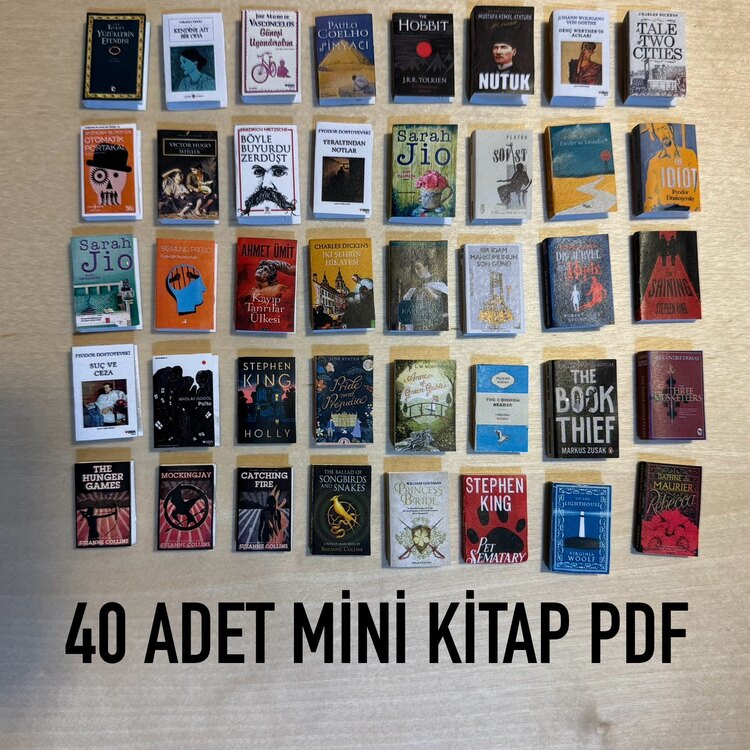 Seçtiğiniz 40 Adet Mini Kitap PDF