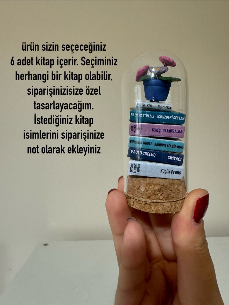Seçtiğiniz kitaplarla Mini tüp dekor