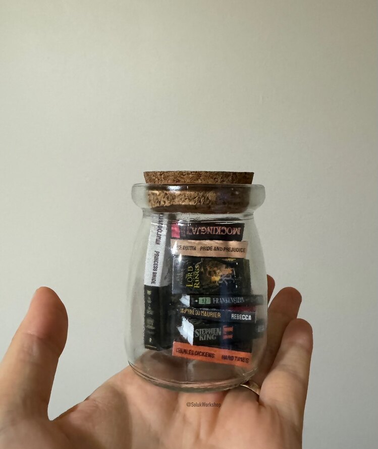 15 kitaplı okuma kavanozu