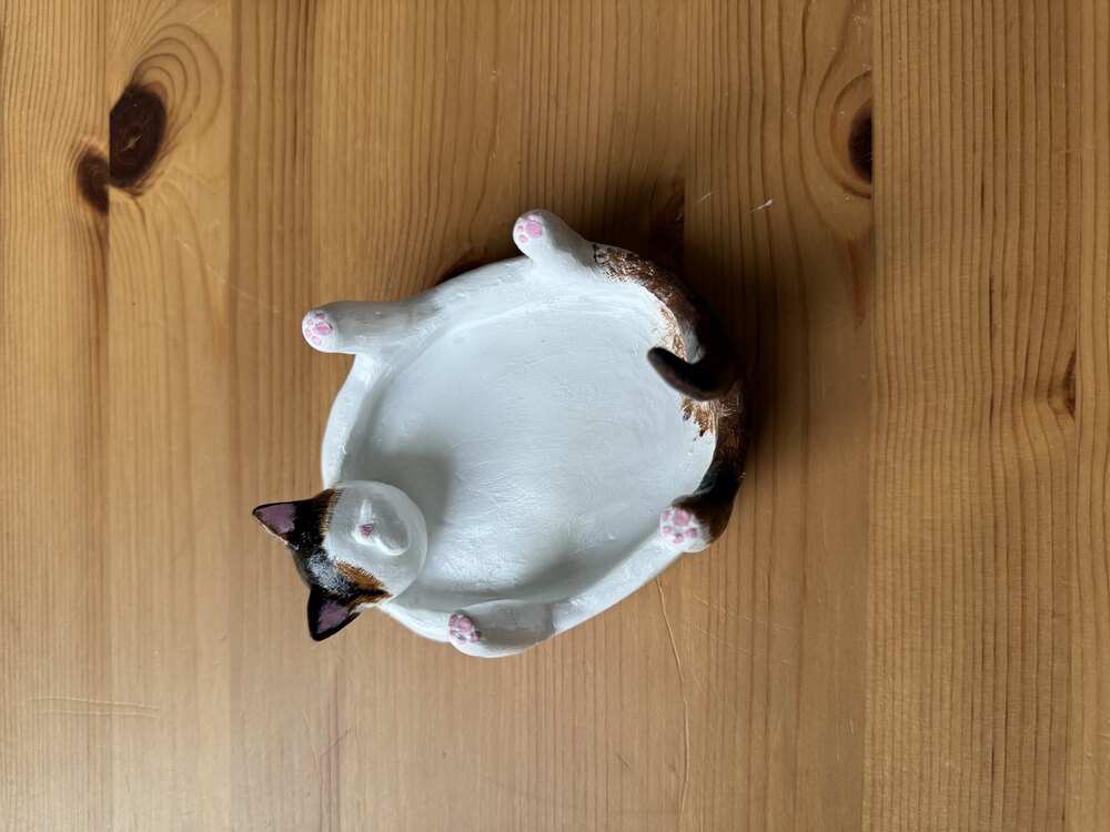 Kedi takı tabağı