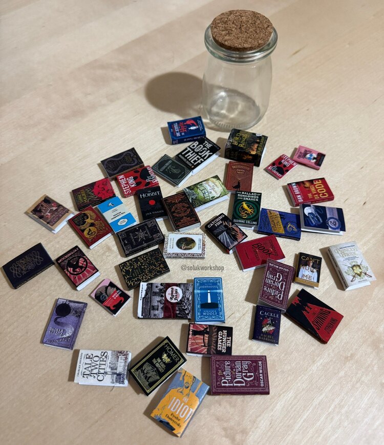 15 kitaplı okuma kavanozu