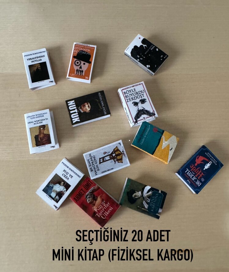 Seçtiğiniz 20 Adet Mini Kitap