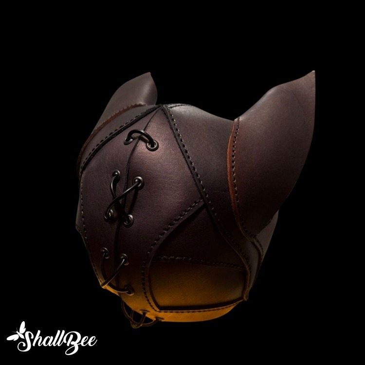 Deri Doberman Maske