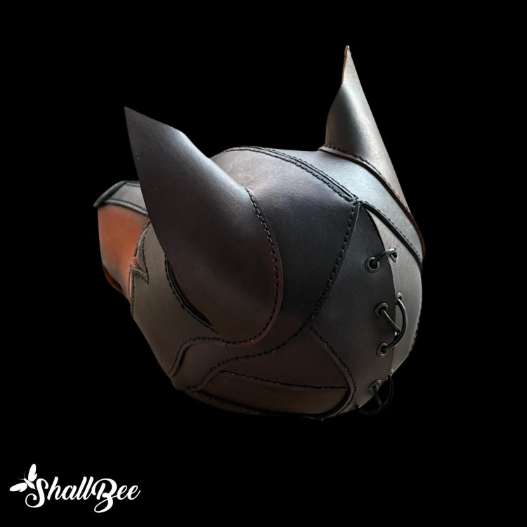 Deri Doberman Maske