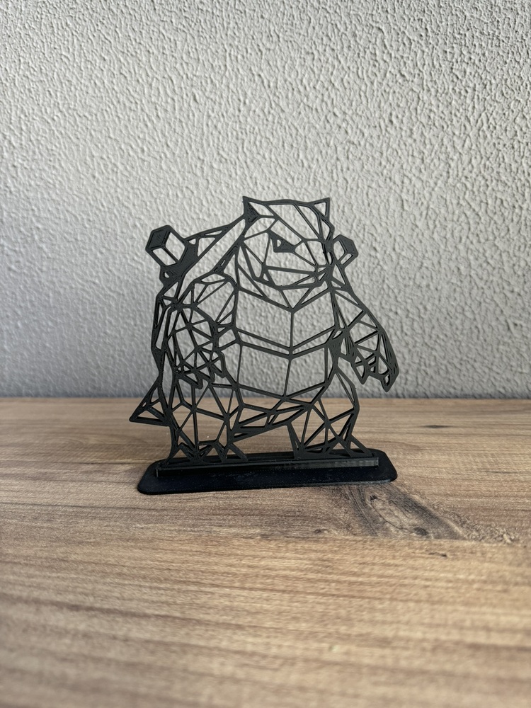 Pokemon Blastoise 2.5D Line Art