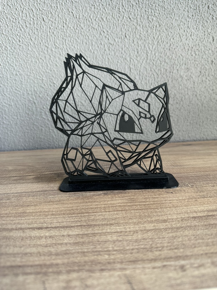 Pokemon Bulbasaur 2.5D Line art