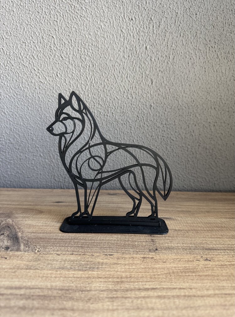 Husky 2.5D Line Art