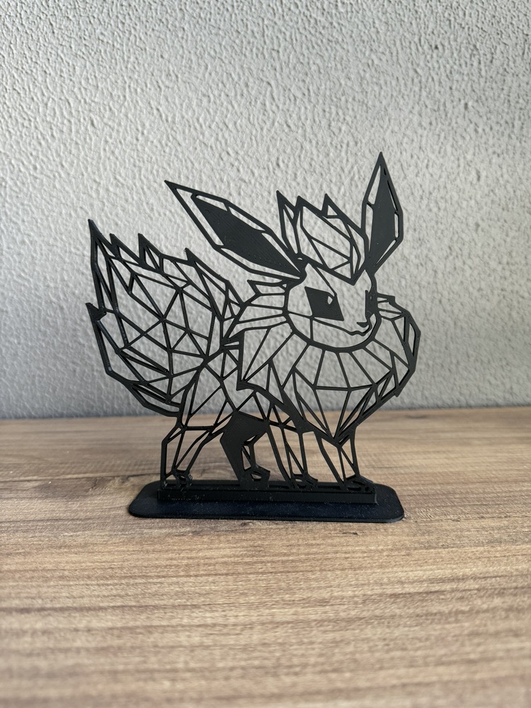 Pokemon Flareon 2.5D Line Art