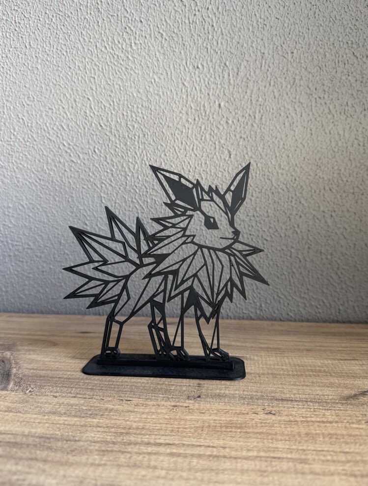 Pokemon Flareon 2.5D Line Art