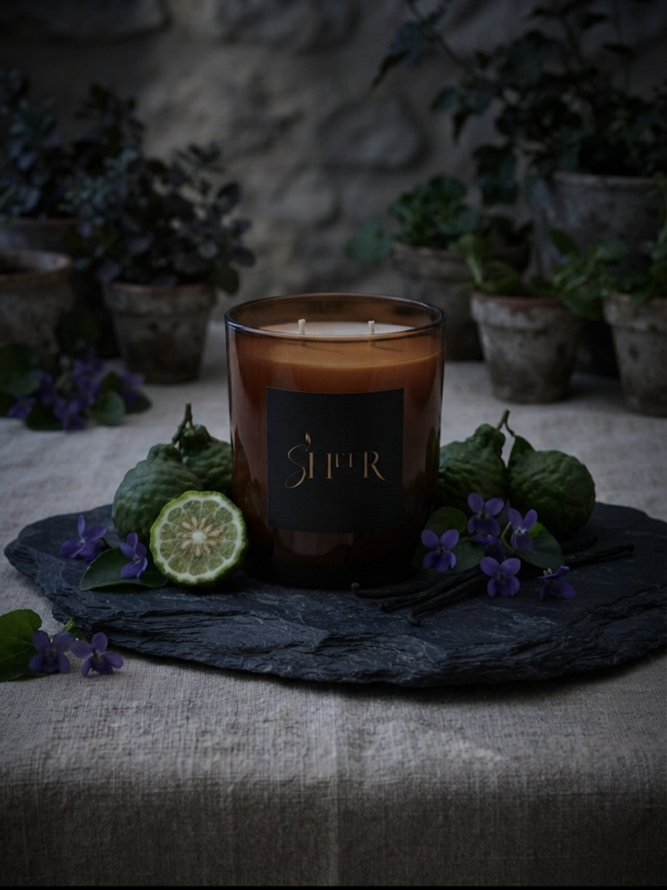 Sheer Luxury Peranights Serisi %100 Doğal Soya Wax Cam Mum