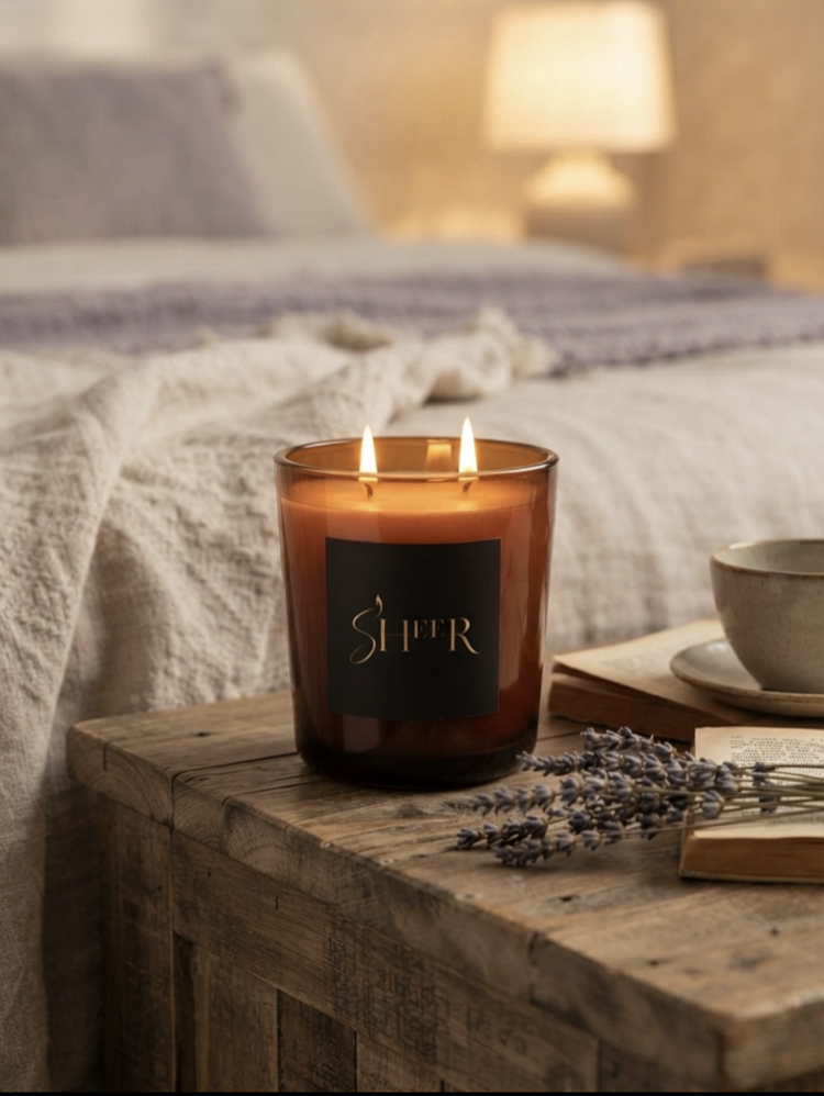 Sheer Luxury Collection - Lavanta Bahçesi %100 Doğal Soya Wax Mum